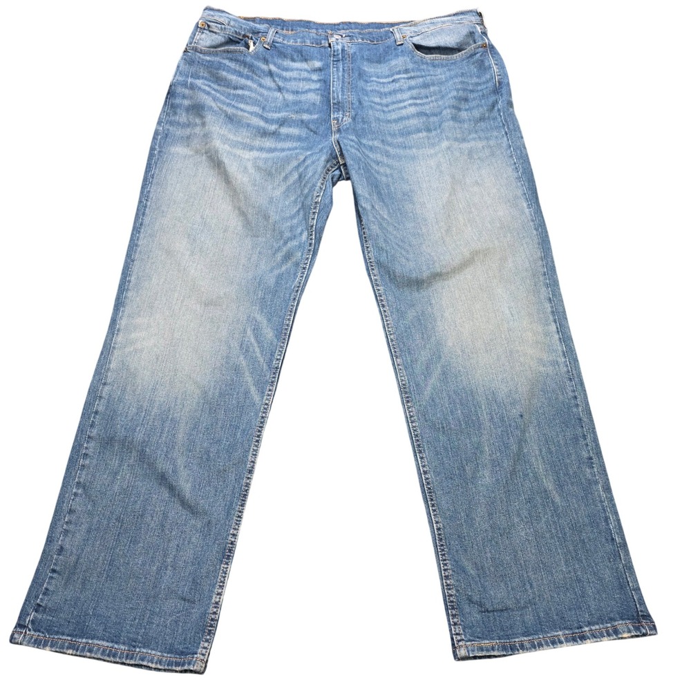 Levis 559 Relaxed Straight Leg Jeans Men's Size 46x34 Blue Stretch Medium Wash